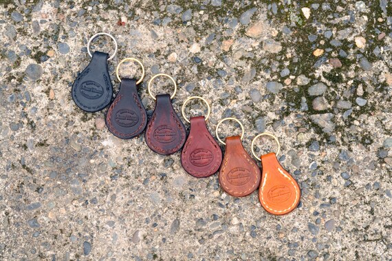 Custom Made Leather Keychain Personalized Key Ring LUNIKO NET