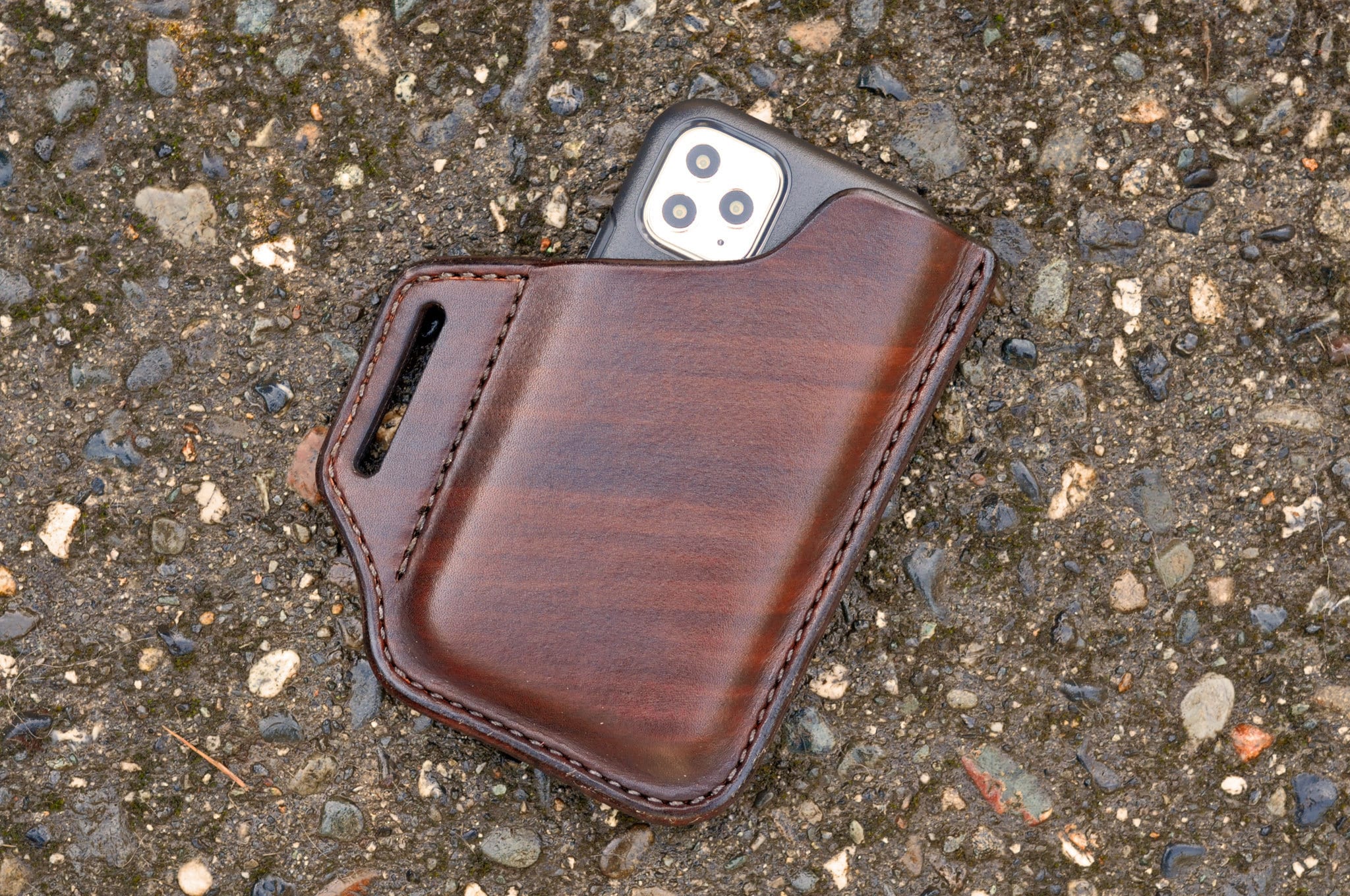 Small designer leather Phone pouch Zane phone pouch