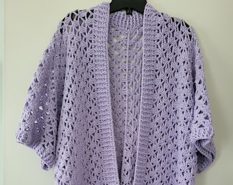 Wild Flower Crochet Cardigan