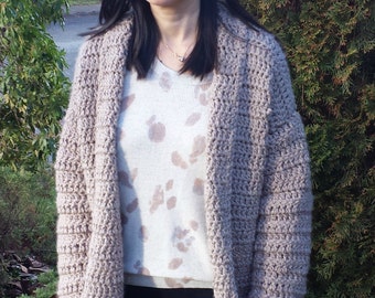 Cute Comfy Winter Coat Crochet Pattern