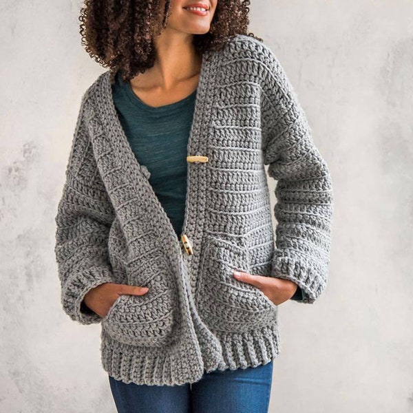 Sporty Chunky One-Piece Jacket Pattern