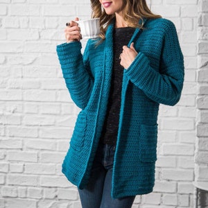 Easy &#39;n Comfy Lapel Cardi-Coat Pattern