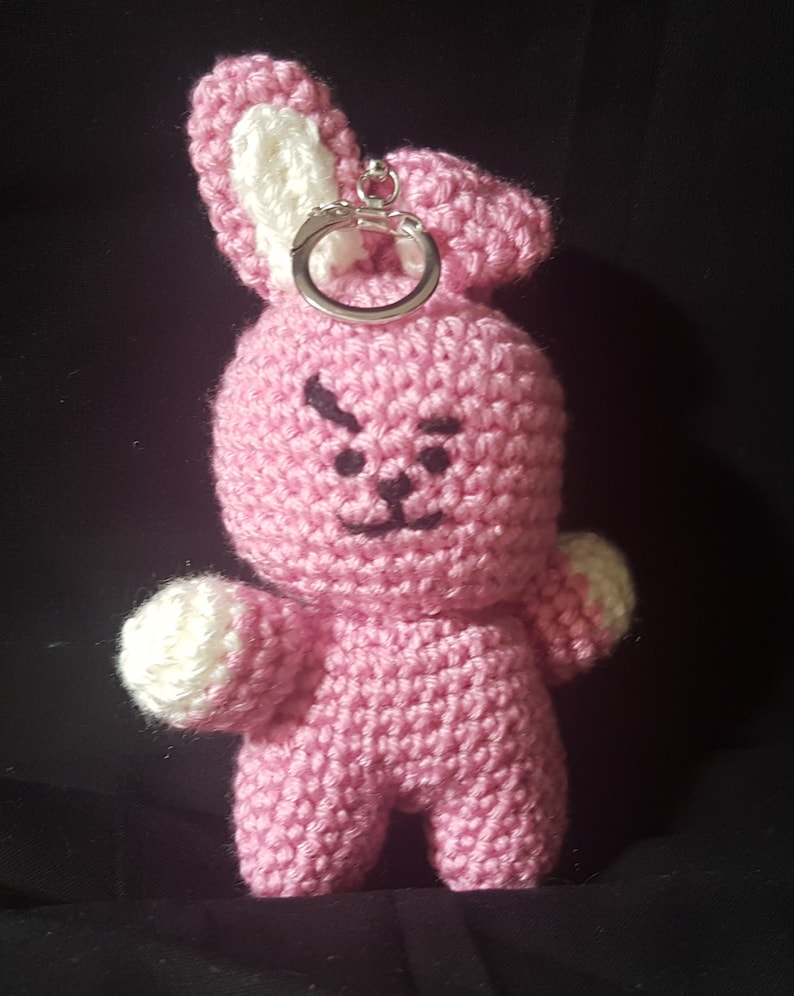 Cooky BT21 Amigurumi Bag Charm | Etsy