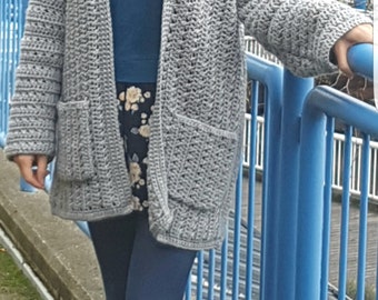 Eenvoudig X-Stitch Lounge Cardigan-patroon