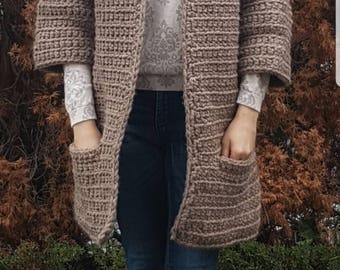 Classic Winter Coat Crochet Pattern