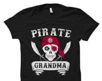 Camiseta de abuela pirata. Regalo divertido para abuela. Camiseta para abuela. Camiseta pirata. Regalo pirata. Fiesta pirata. Camiseta temática pirata #OS5620
