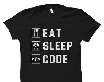 Eat Sleep Code Shirt. Code Geschenk. Coder Geschenk. Coder Shirt. Software-Ingenieur. Programmierer Shirt. Programmierer Geschenk. Entwickler Shirt #OS3604