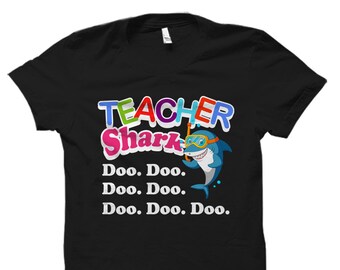 Teacher Shark Shirt. Teacher T-Shirt. Teacher Gift. Gift for Teacher. Shirt for Teacher. Cute Teacher Gift. Kindergarten Teacher #OS1161