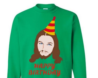 Funny Jesus Sweater for Christmas Party Ugly Sweater Ugly Christmas Sweater Tacky Sweater Funny Sweater Ugly Sweater Party Jesus #OS182