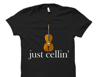 Camiseta de violonchelo. Camiseta para amantes del violonchelo. Regalo de violonchelo. Bonita camiseta de violonchelo. Regalo para amantes del violonchelo. Camiseta de violonchelo. Regalo para profesores de violonchelo. Solo cellin #OS5650