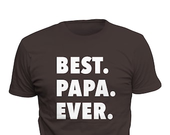 Opa Geschenk für Opa Best PAPA Ever Shirt Papa Geschenk. Papa Shirt Papa T Shirt. Geschenk für Mama I Love My Papa. Ankündigung #OS175