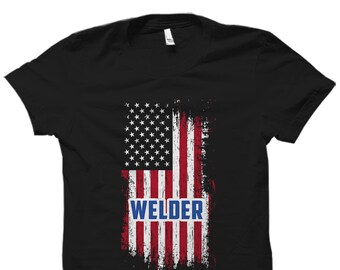 American Welder Gift. American Welder Shirt. United States Welder Gift. USA Flag Welding Shirt. Welding Shirt. Welder Shirt #OS1978