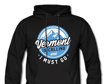 Vermont Hoodie. Vermont Sweater. Vermont Vacation. Vermont Clothing. VT Hoodie. Vermont Sweatshirt. Vermont Travel #OH367