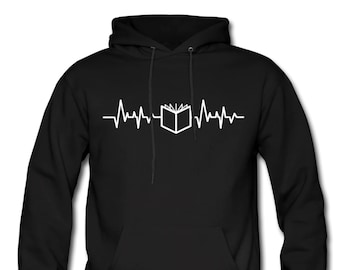 Book Hoodie. Reading Hoodie. Librarian Hoodie. Book Nerd. Student Hoodie. Book Lover Sweater. Book Worm Hoodie. Reader Hoodie #OH095