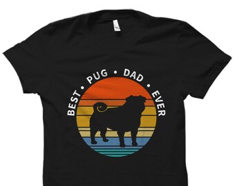 DAD-81PL Pug Dog /'Love You Dad/' Sentiment Gold Rim Plate in Gift Box Christmas