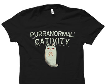 Funny Halloween Shirt. Funny Halloween Gift. Cat Halloween Shirt. Cat Costume Shirt. Horror Fan Gift. Scary Shirt. Paranormal Shirt #OS3215