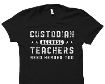 School Custodian Gift, Janitor Shirt, Caretaker Gift, Caretaker Shirt, School Janitor Gift, Custodian Shirt, Gift For School Janitor #OS2129