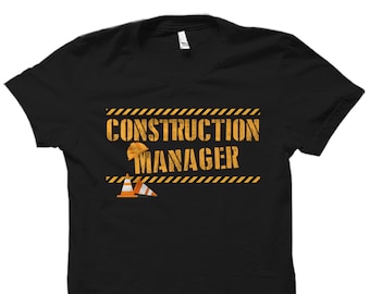 Regalo del gerente de construcción. Camisa de gerente de construcción. Camisa de trabajador de la construcción. Regalo para trabajadores de la construcción. Supervisor de construcción #OS3807
