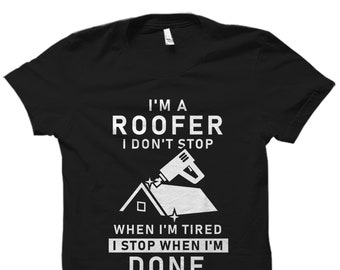 Roofer Gift. Roofer Shirt. Roof Mechanic Gift. Roof Mechanic Shirt. Construction Worker Gift. Roofing Contractor Gift. I'm A Roofer #OS2591
