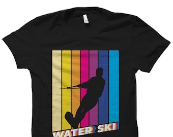 graceful shop Water ski icon T-Shirt graceful shop Water ski icon T-Shirt