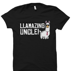 Uncle Gift Uncle Shirt Uncle to Be Shirt Uncle to Be Gift Baby Announcement Shirt New Uncle Shirt Llama Shirt Llama Gift #OS3092