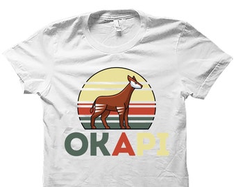 Camisa Ocapi. Presente de ocapi. Camisa do amante do ocapi. Presente para amante de ocapi. Camisa Fã Ocapi. Presente de fã de ocapi. Camisa Safári. Presente Safári. África #OS4879
