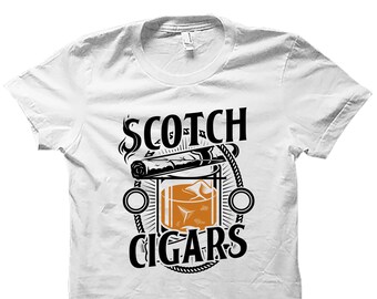 Scotch Fan Shirt. Scotch Fan Gift. Cigars Shirt. Cigars Gift. Smoking Shirt. Smoking Gift. Scotch Lover Shirt. Scotch Lover Gift #OS4840