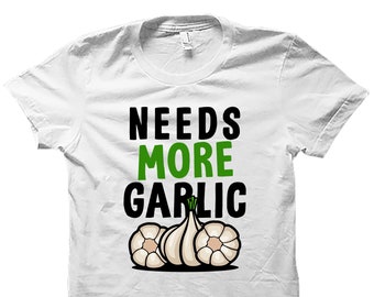 Garlic Lover Shirt. Garlic Lover Gift. Garlic Shirt. Gift For Chef. Foodie Gift. Cooking Shirt. Chef Shirt. Garlic Bread. Garlic T Shirt