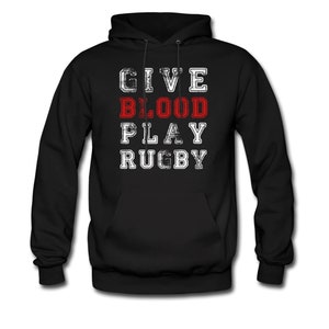 Funny Rugby Hoodie. Rugby Sweater. Rugby Player Sweatshirt. Rugby Player Hoodie. Rugby Playing Pullover. Rugby Coach Hoodie