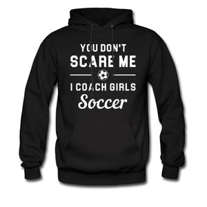 I Coach Girls Soccer Hoodie. Soccer Hoodie. Soccer Sweater. Soccer Coach Hoodie. Soccer Coach Sweatshirt. Soccer Coach Sweater #OH2144