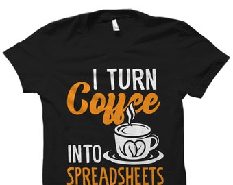T-Shirt mit weißer Spitze. Kalkulationstabellen Geschenk. Tabelle T-Shirt. Buchhalter Shirt. Steuer Staffel Shirt. Geschenk für Cpa. Buchhaltung Geschenk #OS4961