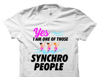 Synchro Gift. Synchro Shirt. Synchro Tshirt. Synchronized Swimming Shirt. Synchronized Swimmer Gift #OS4779