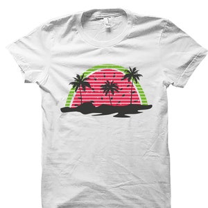 Summer Shirt. Watermelon Shirt. Watermelon T-Shirt. Fruit Gift. Fruit Shirt. Watermelon Gift. Beach Shirt. Palm Shirt Tropical Shirt #OS4649