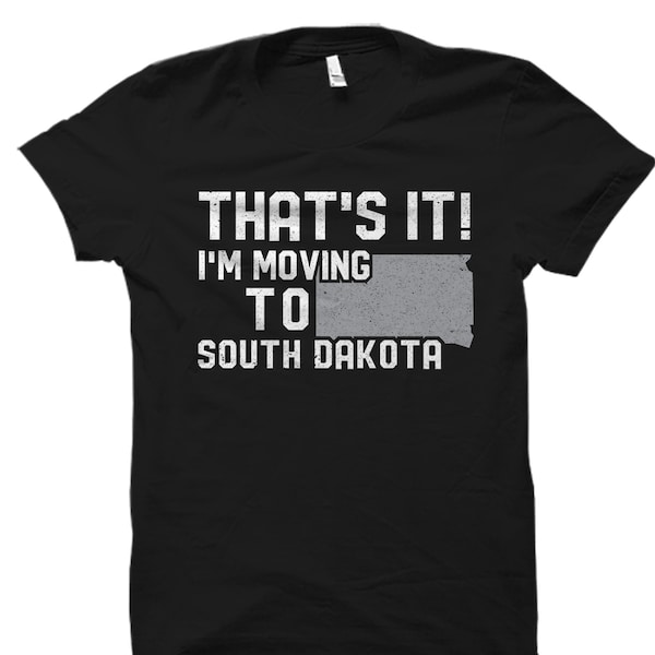 South Dakota T Shirt Etsy
