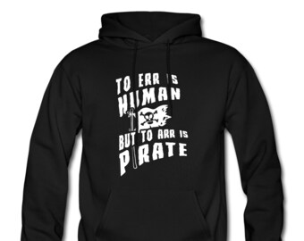 Pirate Hoodie. Pirate Pullover. Costume Sweater. Pirate Clothing. Costume Clothing. Pirate Sweater. Costume Sweatshirt Costume Hoodie #OH889