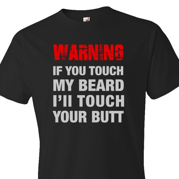 beard shirt beard t shirt Husband Gift Boyfriend Gift Birthday Gift for Him Funny Gift for Men Gift for Dad Father Shirt for Dad #OS207