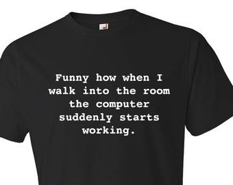 Mann Geschenk Freund Geschenk Computer Shirt. IT-Shirt. Nerd Shirt. Hacker-Shirt. Programmierer Shirt. Techniker Shirt Hacker Shirt Coder #OS6018