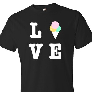 Love Ice Cream Cone Shirt - Funny Ice Cream Shirt. Ice Lover Tee. Friend Shirt. best friends tee. bff tee. bff shirt. bff gift. #OS74
