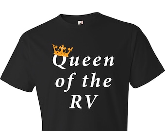Rv Gift. Camp Shirt. RV Shirt. Camp Gift. Camper Gift. Queen of the RV. Funny Camper shirt. RV T-Shirt rv queen Camping Shirt #OS203