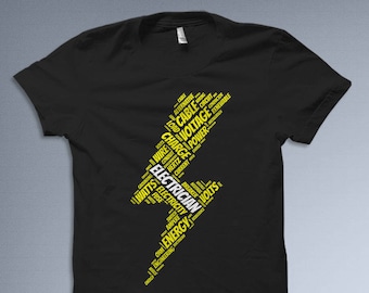 Electrician Shirts. Electrician Gifts. Gift for Electrician. Thunderbolt Shirt. Lightning Shirt. Electric Shirt. Electricity Shirt #OS6053