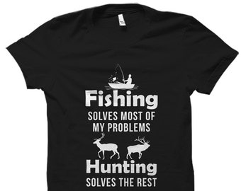 Fishing and Hunting Shirt. Hunting Gift. Fishing Gift. Fishing Shirt. Outdoor Lover Shirt. Outdoor Shirt. Outdoor Gift. Fisherman #OS1297