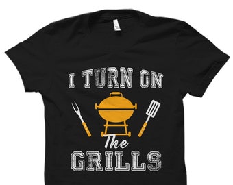 King Of The Grill T-Shirt Summer BBQ Barbecue Cooking Chef Funny