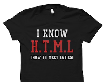 I Know Html Shirt | Etsy