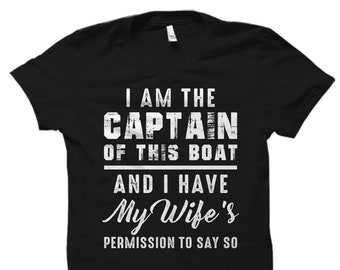 Soy la camisa del capitán. Camiseta Capitán. Capitán Regalo. Regalo para Capitán. Camisa de navegación. Regalo de navegación. Camisa del lago. Regalo del lago #OS949