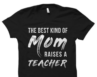 Regalo para mamá maestra. Regalo de mamá de profesor. Regalo de agradecimiento al profesor. Regalos para maestros Camisa para mamá maestra Orgullosa maestra mamá cría a un maestro #OS1640