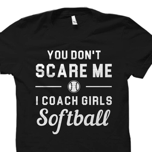 Girls Softball Coach Shirt Girls Softball Coach Gift for Etsy