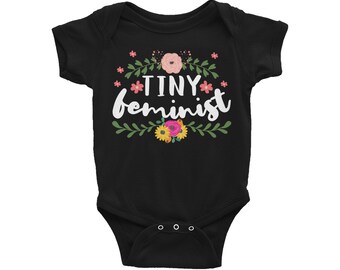 Feminist Shirt Feminism T Shirt Baby Girl Power Tee Kids Shower Birthday Gift Toddler Infant Bodysuit Boys Love To Respect Girls Quote