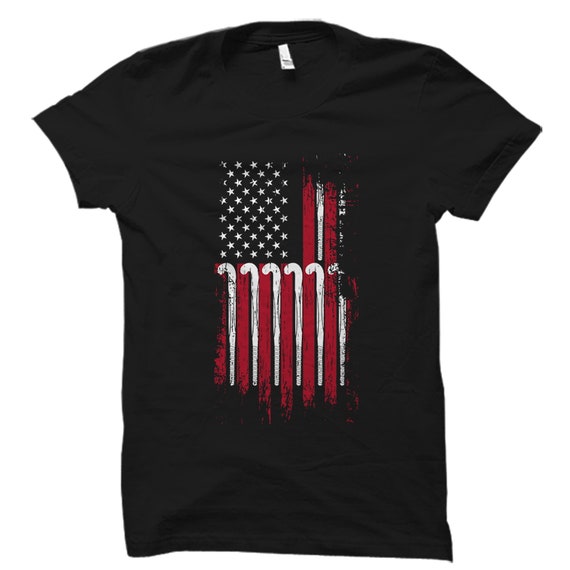 Hockey Goalie Usa Flag Custom Name Unisex Aop T Shirt