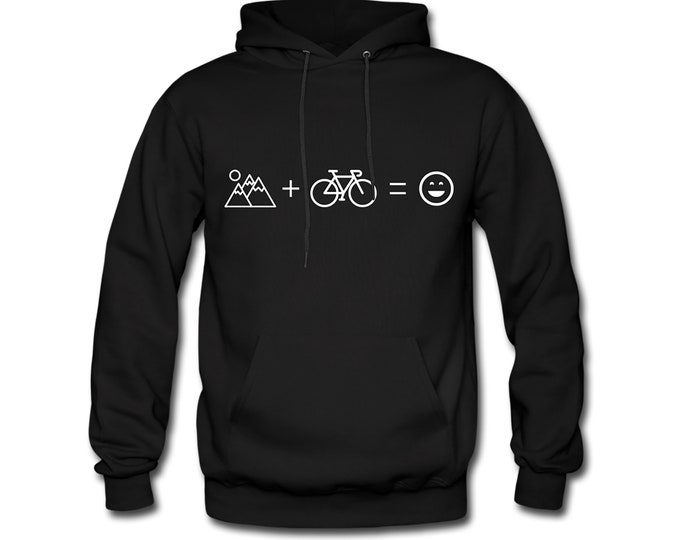 Mountain Bike Hoodie. Mountain Biking Sweater. Cyclist Hoodie. Cycling Pullover. Biker Sweatshirt. Cyclist Sweater. Cycling Hoodie #OH099