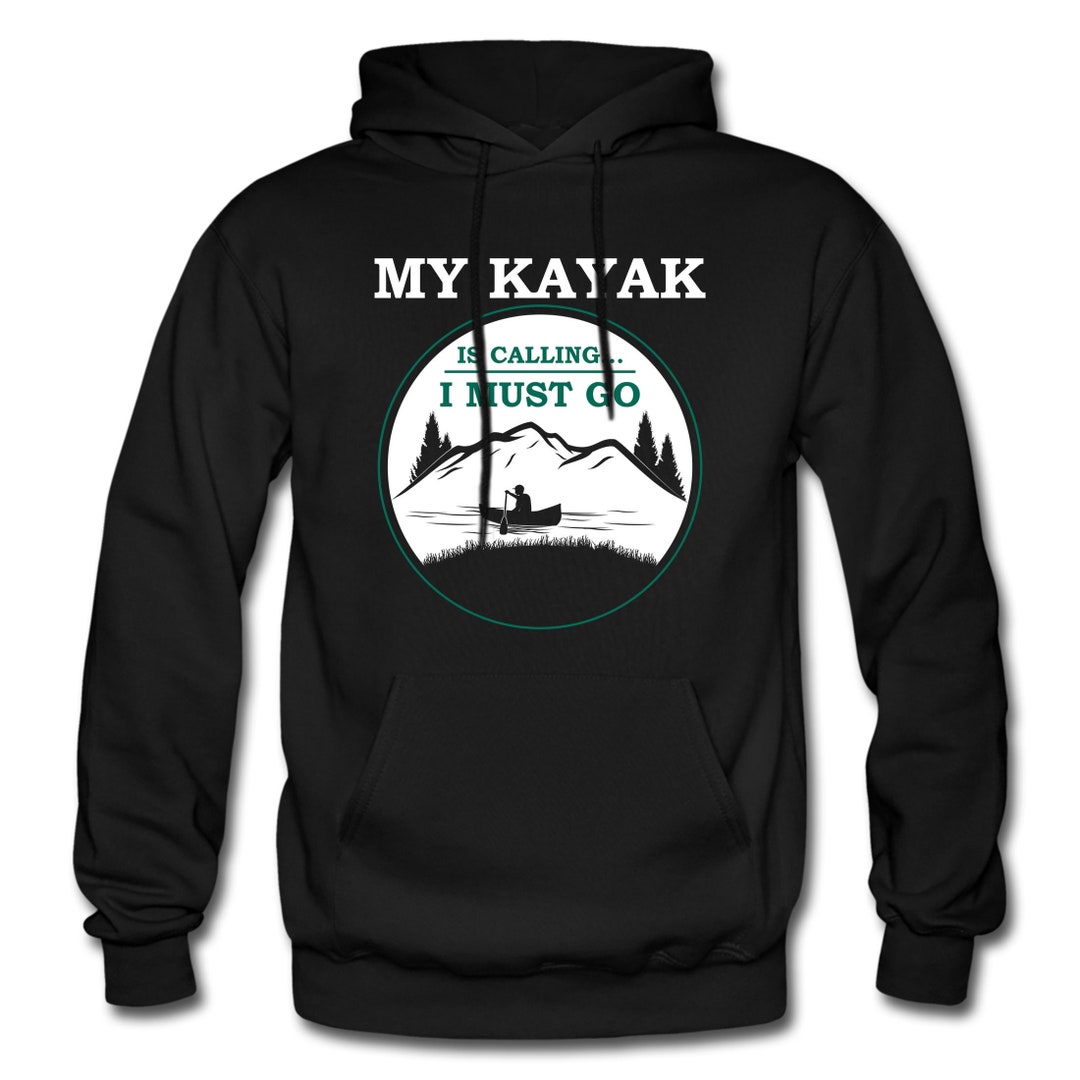 Kayak Hoodie. Kayak Pullover. Karaking Clothing. Karaking Etsy